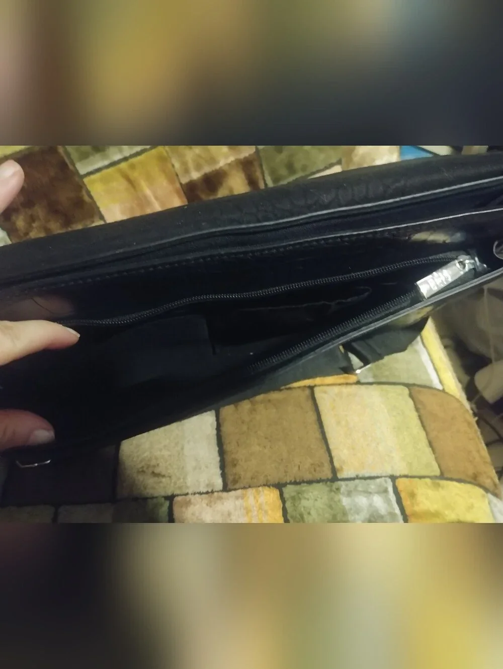 Beis Laptop Leather Bag